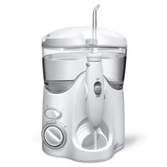 white countertop oral irrigator water flosser